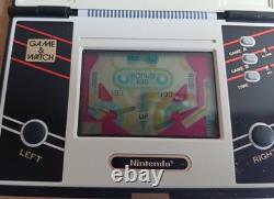 Vintage NINTENDO GAME & WATCH Hand Held Console PINBALL