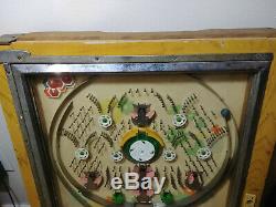 Vintage Nishijin Japan Super DX Pachinko Pinball Machine PARTS or REPAIR