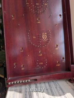 Vintage Past Times Wooden Bagatelle Pinball Tabletop Game