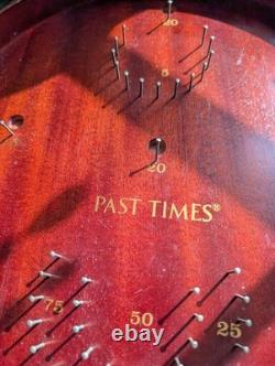 Vintage Past Times Wooden Bagatelle Pinball Tabletop Game