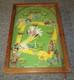 Vintage Poosh-m-up Jr. 4 In 1 Baseball Pinball 30s-40s With Rare Copper Ball