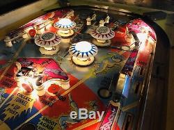 Vintage Rare 1970s Bally Space Time Pinball Machine Mancave Arcade Machine