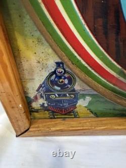 Vintage'Round the World Metal Tabletop Pinball Game Durable Toy & Novelty NYC