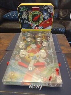 Vintage Space Pinball Tabletop Pinball Machine Boxed Working 1985 BOTOY Classic