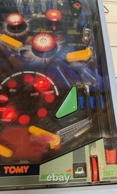 Vintage TOMY ASTRO SHOOTER Table Top Pinball Machine 1983 Complete Working