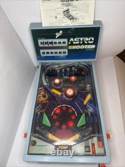 Vintage TOMY ASTRO SHOOTER Table Top Pinball Machine Complete Working