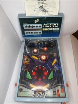 Vintage TOMY ASTRO SHOOTER Table Top Pinball Machine Complete Working