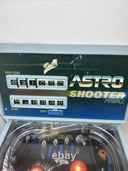 Vintage TOMY ASTRO SHOOTER Table Top Pinball Machine Complete Working