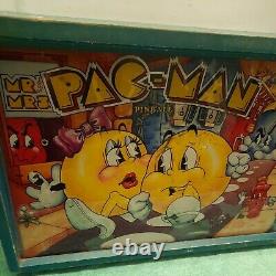 Vintage bally Mr And Mrs Pacman pinball machine box