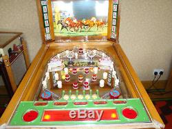 Vintage pinball machine. Bergmann Payout Pinball 1955