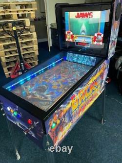 Virtual Pinball Machine Themed + Legs + Shooter + Graphics + 544 LEDS PINBALLIA