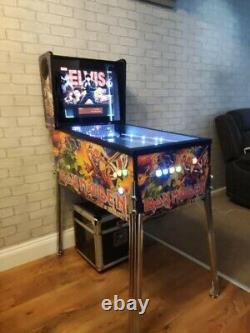 Virtual Pinball Machine Themed + Legs + Shooter + Graphics + 544 LEDS PINBALLIA