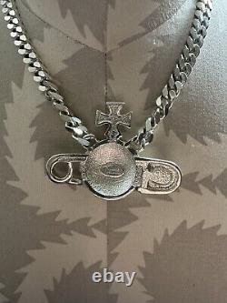 Vivienne Westwood Vintage Orb Safety Pin Choker Necklace Pink