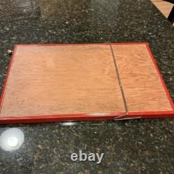 Vtg 1920s Skor-It Baseball Bagatelle Pinball Game Toy Northwestern Antique WORKS