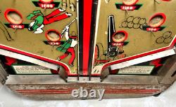 Vtg Joseph Schneider Alamo Pinball Tabletop Game No Glass or Marbles