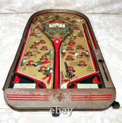 Vtg Joseph Schneider Alamo Pinball Tabletop Game No Glass or Marbles