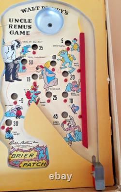 Walt Disney Vintage UNCLE REMUS Pinball Board Game Complete 1947