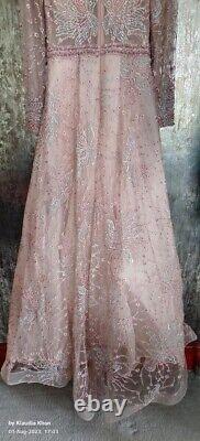 Wedding/Party/Prom Pink Dress. Brand New. Floor Length. Heavily embroidery