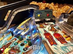 White Water Pinball Machine LEDs Excellent Working Condition