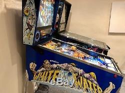 White Water Pinball Machine LEDs Excellent Working Condition