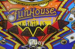 William's FUNHOUSE PINBALL MACHINE PLAYFIELD USED with OVERLAY
