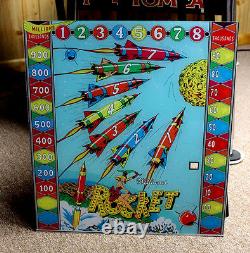 Williams 1959 ROCKET Outer Space Pinball Machine Replacement BACKGLASS