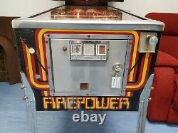 Williams 1980 FirePower Pinball Machine
