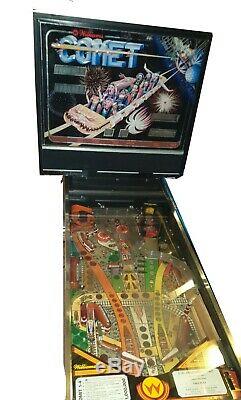 Williams Comet Pin Ball Machine 1985 Rare- Used and in need of service/ refurb