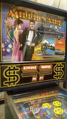 Williams Millionaire Pinball machine retro arcade game