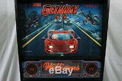 Williams The Getaway High Speed II Pinball Machine Full LED Video in Listing