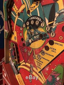 Williams Tri Zone Pinball Machine Used Populated Playfield. Wall Hanger / Parts