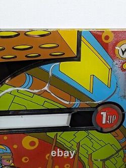 Williams Trizone Pinball Glass Original 1979 Backglass Christian Marche Art