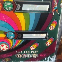 Williams World Cup 1978 Pinball Machine Glass Frontage For Score & Lights