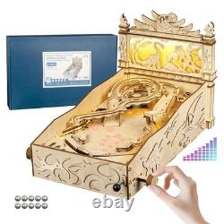 Wodgod 3D Wooden Dinosaur Pinball Machine Diy Kit For Adults Teens Tabletop Wodgod 3D Wooden Dinosaur Pinball Machine Diy Kit For Adults Teens Tabletop