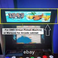 X2 Marquee monitor Arcade Virtual Pinball DMD MAME Raspberry Screen #760