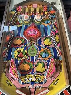 Zaccaria Lucky Fruit 1970s Pinball Machine