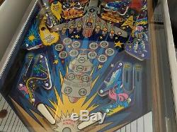 Zaccaria Space Shuttle Pinball Rare 1980 All Working Plays Well Good Condition
