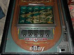 1933 Rockola Chicago Worlds Fair Machine À Flipper Jigsaw Rare Jeu Antique