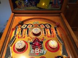 1954 Mystic Marvel Pinball Machine Rare Thème Antique Magicien Gottlieb Juke Box