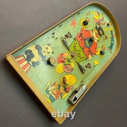 1960 Nice Très Coloré Jeu de Flipper Vintage Clown de Cirque Complet Fonctionnel