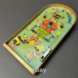 1960 Nice Très Coloré Jeu de Flipper Vintage Clown de Cirque Complet Fonctionnel