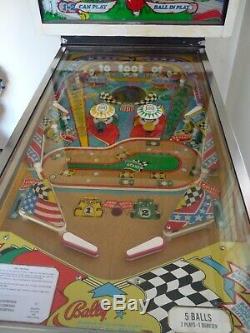 1974 Bally'twin Gagne 'vintage 2 Player Pinball Machine Collection Seulement