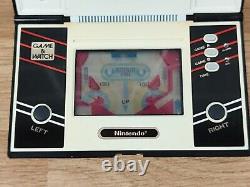 1983 Nintendo 'Game and Watch' PINBALL RARE Tous fonctionnent Couvercle de batterie manquant