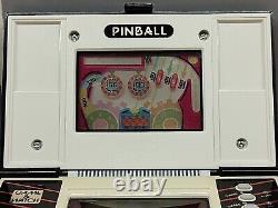 1983 Nintendo 'Game and Watch' PINBALL RARE Tous fonctionnent Couvercle de batterie manquant