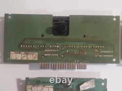 2x affichages alphanumériques VFD Gottlieb de 6 chiffres + 2x de 4 chiffres, testés