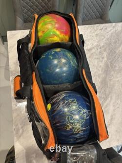 3 Boules de Bowling avec Sac Hammer Bowling, Boules Storm et Nexus Incluses
