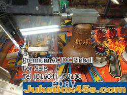 Acdc Premium Pinball Machine Souvenirs- Superbe Warrantied