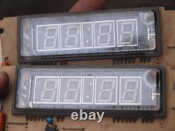 Affichages de tube à plasma numérique Gottlieb VFD 2x 4 chiffres et 1x 6 alphanumériques flipper
