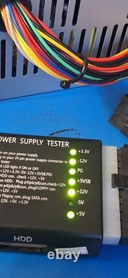 Alimentation ATX Williams Pinball 2000 PK2 400W avec montage de ventilateur arrière 230V / 115V