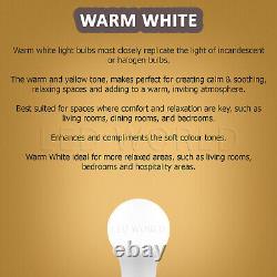 Ampoules standard à LED GLS Globe Blanc chaud/froid/jour Vis à baïonnette B22 E27